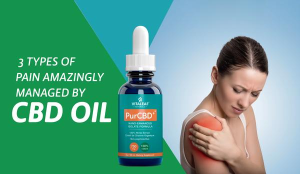3 Types of Pain Amazingly Managed By CBD Oil
