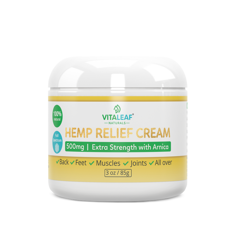 CBD Relief Cream - 500mg Hemp Extract Balm